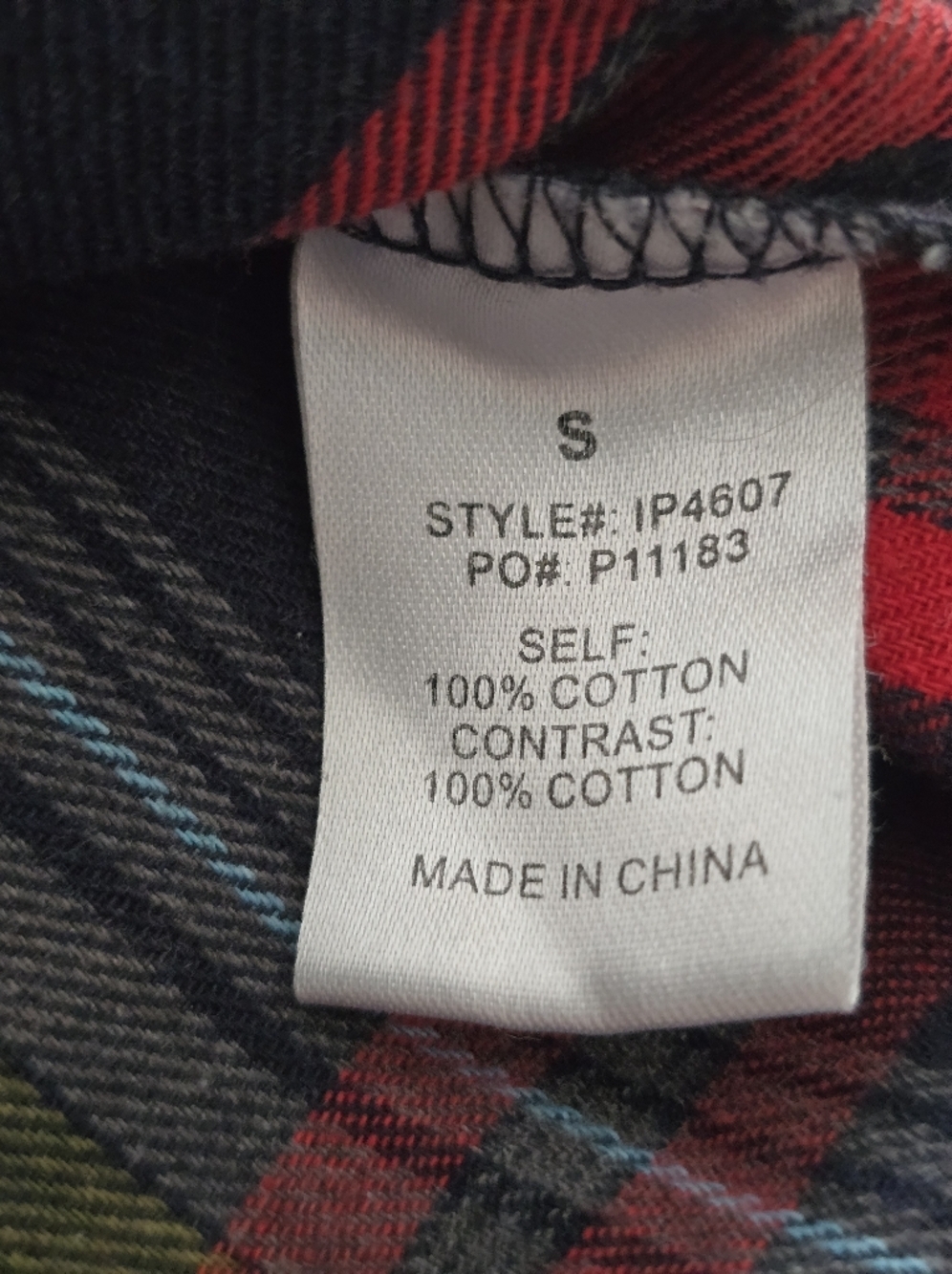 BiBi Plaid Hooded Button-Down Shirt Jacket - Red, Green & Gray Size M Oversized - Picture 4 of 6